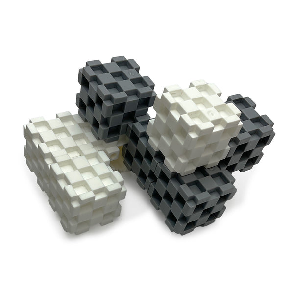 Mindoys 8-Piece Fidget Blocks - Stress Relief and Focus Toy for Kids a